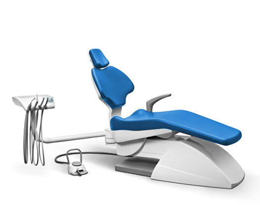 Ancar-3200 ambidextrous orthodontic treatment unit with one arm